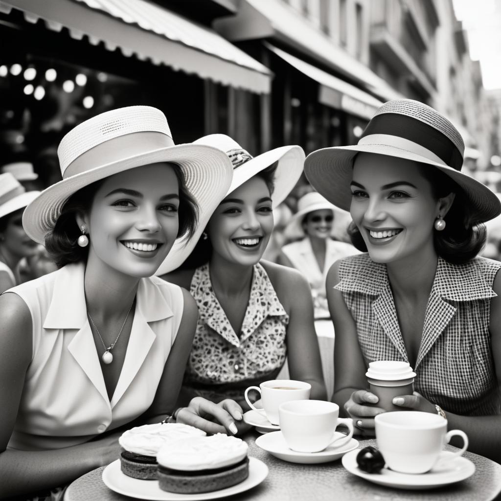 1960s Street Fashion Café Snapshot