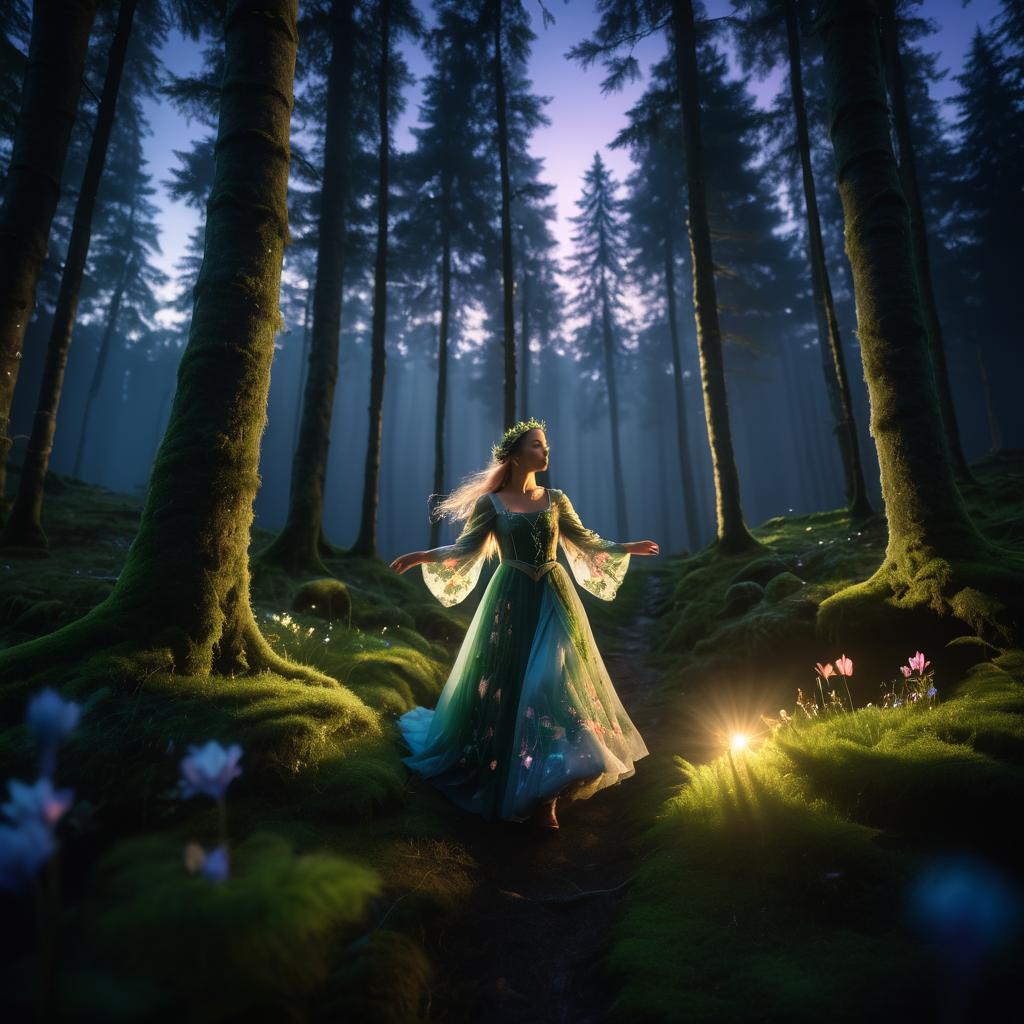 Enchanted Forest Fairies at Twilight