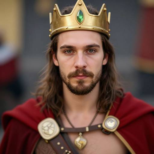 Realistic Barbarian King Portrait