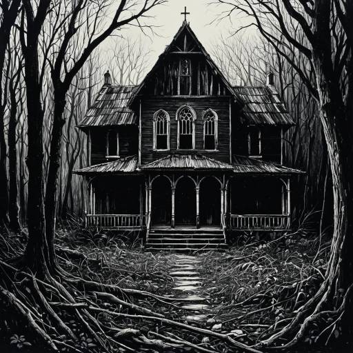 Forgotten Sanctuary in Haunted Forest