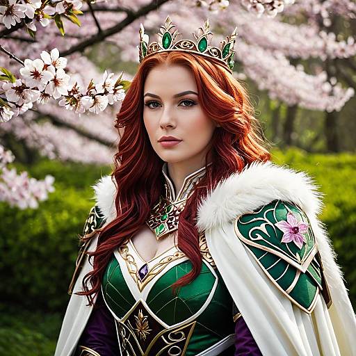 Red-Haired Queen Maeve Cosplay Portrait