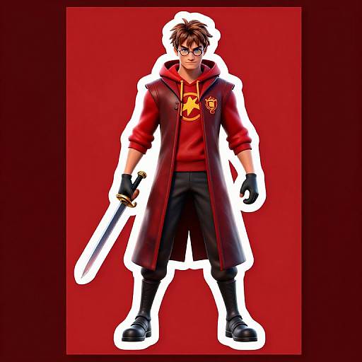 Fortnite Harry Potter Scratch & Sniff Sticker