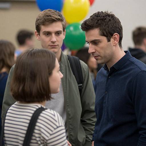 Candid Moments in a Crowded Space