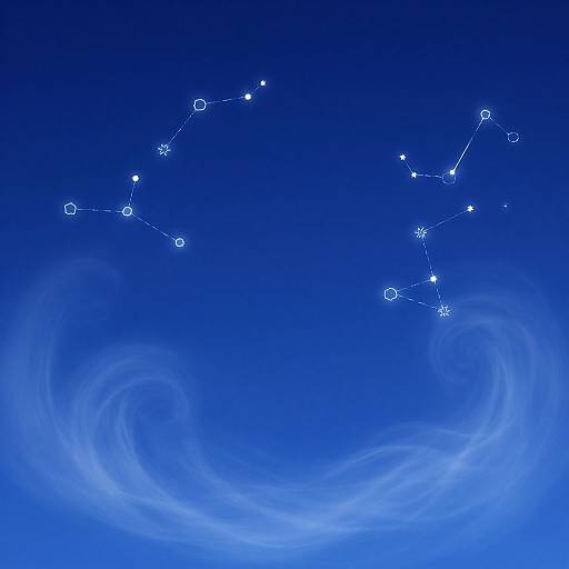 Dreamy Royal Blue Night Sky