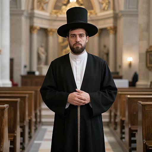 Orthodox Jew in Traditional Attire