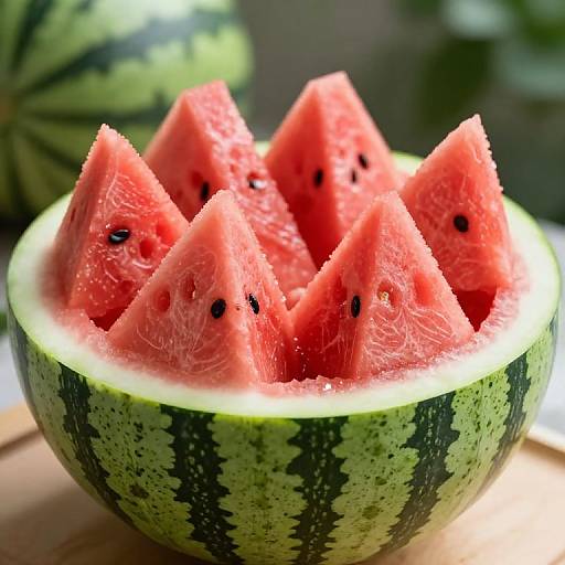 Vibrant Watermelon Bowl Display