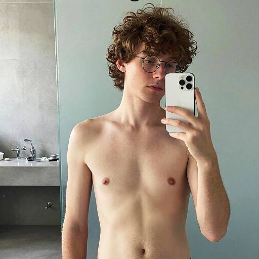 Photorealistic Mirror Selfie of Adult