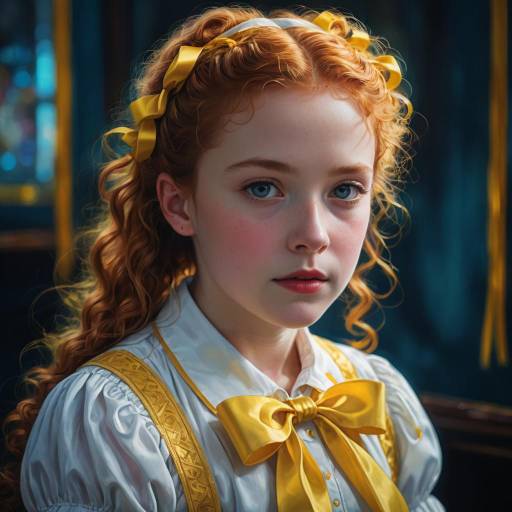 Cinematic Portrait of a Young Girl