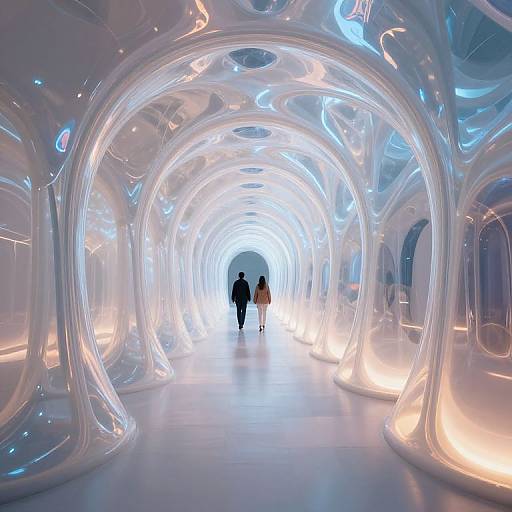 Endless Luminous Organic Corridor