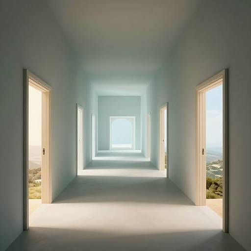 Surreal Impossible Architectural Wonderland