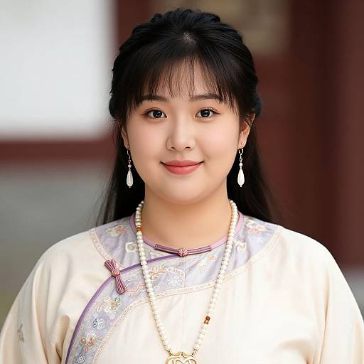 Plus Size Chinese Costume Portrait