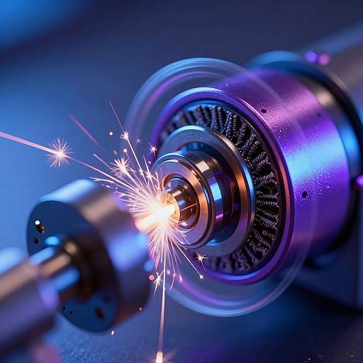 Hyperrealistic Mechanical Filter Close-Up