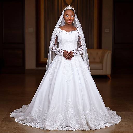 Sepedi Wedding Gown Portrait