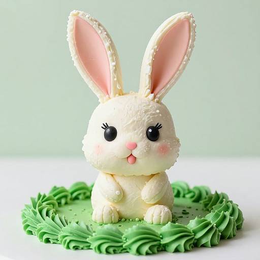 Whimsical Upright Bunny Cake