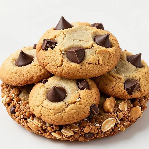 Rich Chocolate Chip Oatmeal Cookies