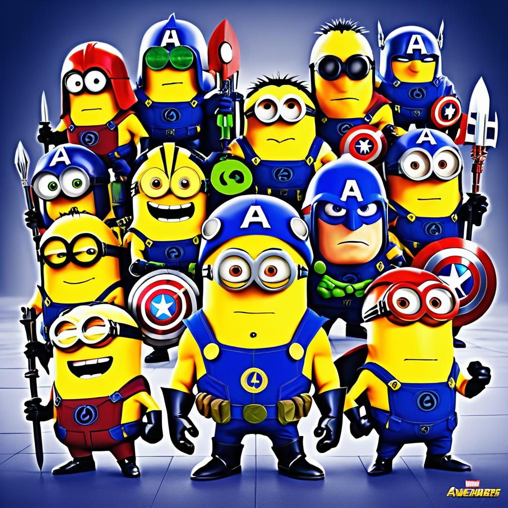 Minion Avengers: A Playful Crossover Adventure