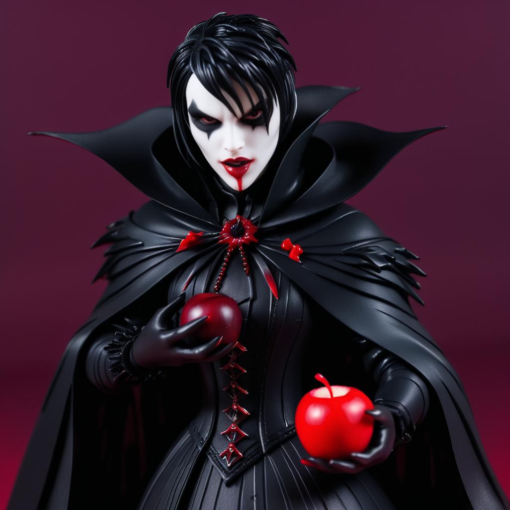 Vampire Goth Figure with Blood Apple