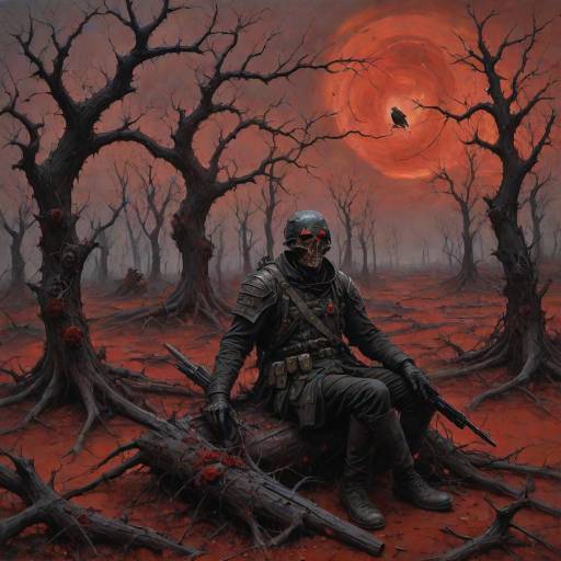 Surreal Battlefield: A Grotesque Masterpiece