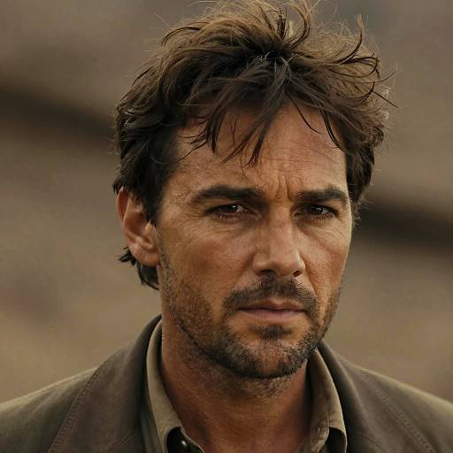 Close-Up Indiana Jones Hairstyle