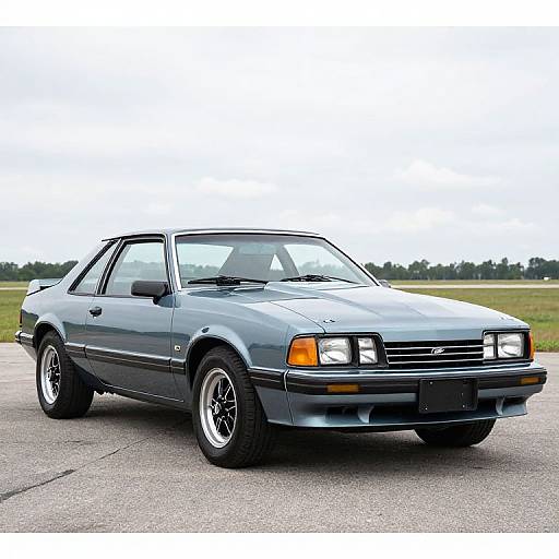 Large Artwork of '84 Mustang