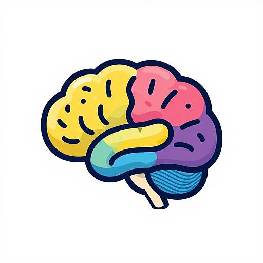 Colorful Babylonian Brain Logo