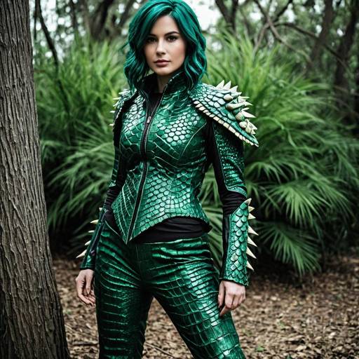 Alligator-Inspired Lizzie Rampage Cosplay Outfit