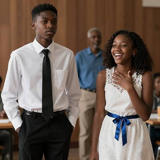 Teenagers in A Cozy Wooden Room