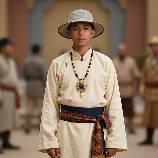 Jumanji-Inspired Male Costume Portrait