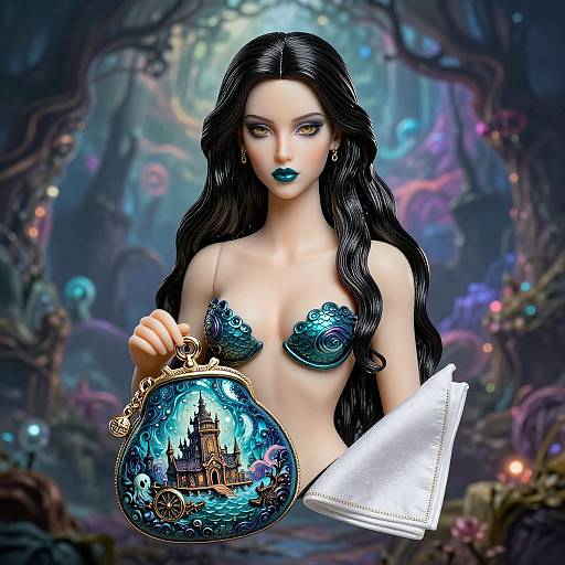 Ethereal Fantasy RPG Character Line Art