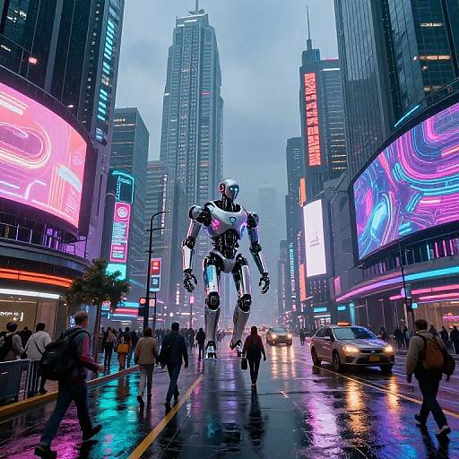 Futuristic Cyberpunk Metropolis Iatola