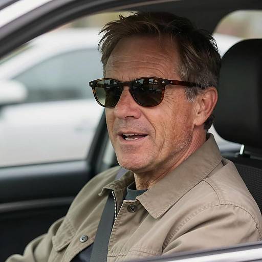 Casual Portrait of a Middle-Aged Man