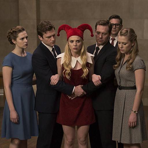 Dramatic Scene with Six Characters