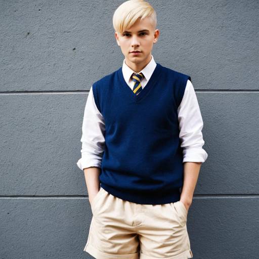 Edgy Schoolboy Cosplay Outfit Concept