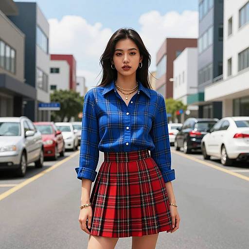 Confident Urban Fashion Statement