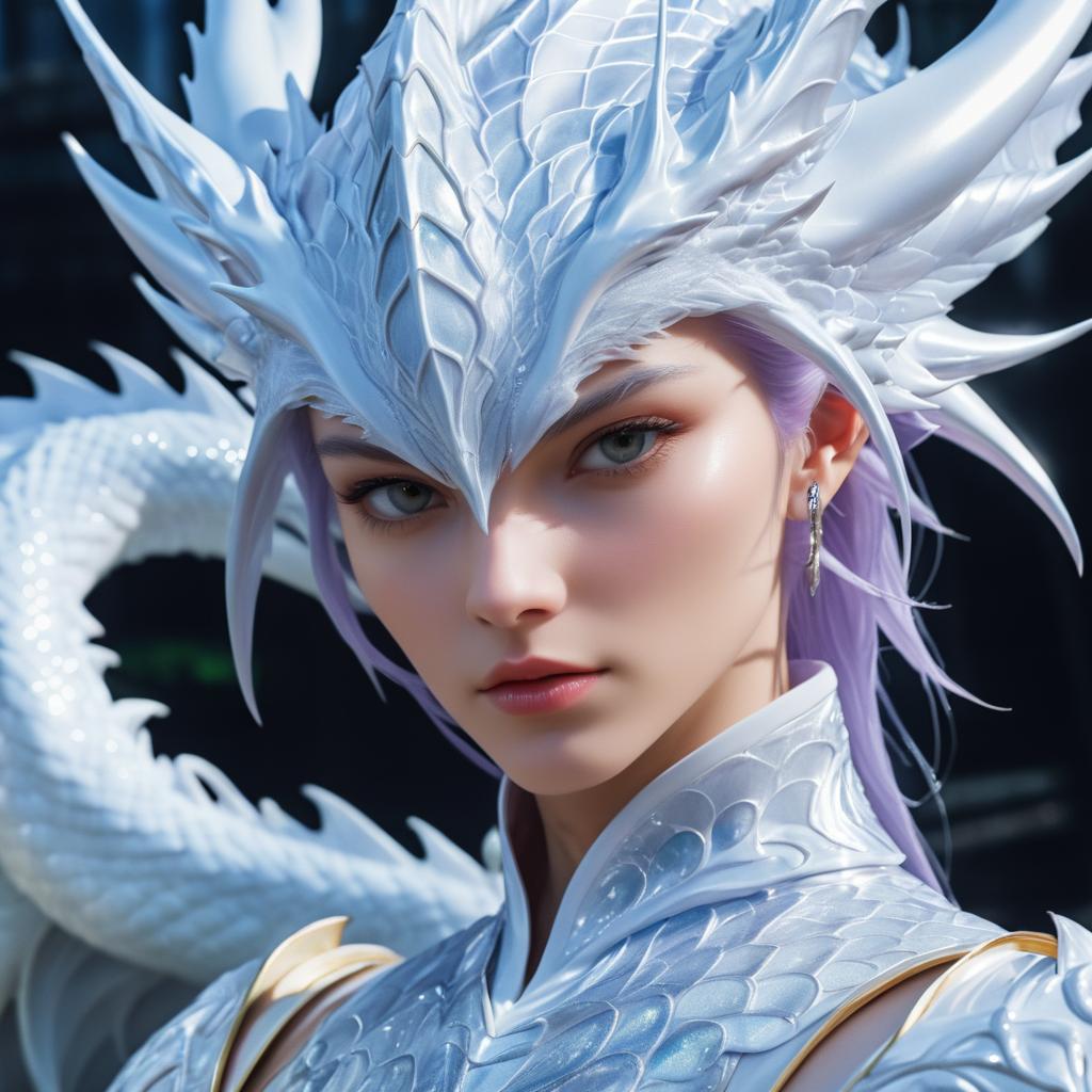 Ultra-Detailed Dragon Humanization Artwork