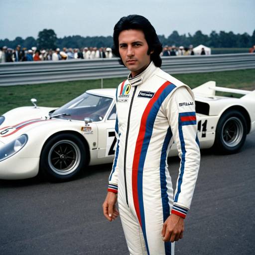 Sleek 70s Racing Style Cosplay