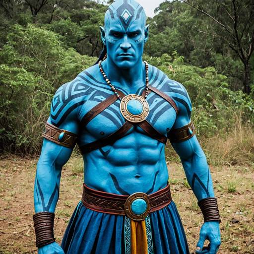 Jake Sully Inspired Tribal Cosplay Costume