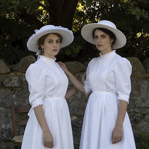 Victorian Elegance: A Serene Moment