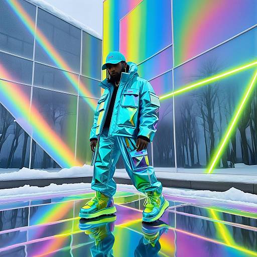 Kaleidoscope Antarctic Poet in Alien Stompers