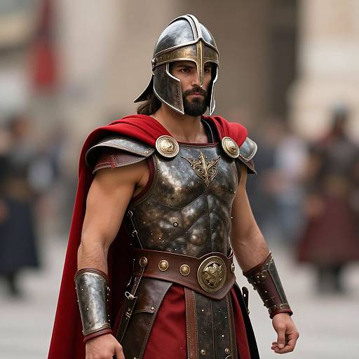Muscular Male Gladiator Costume