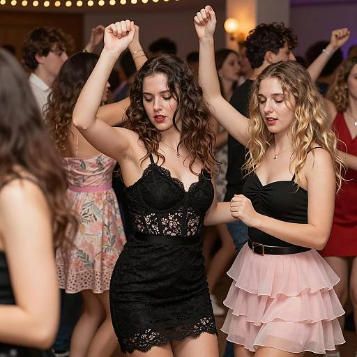 Vibrant Dance Party in Full Swing