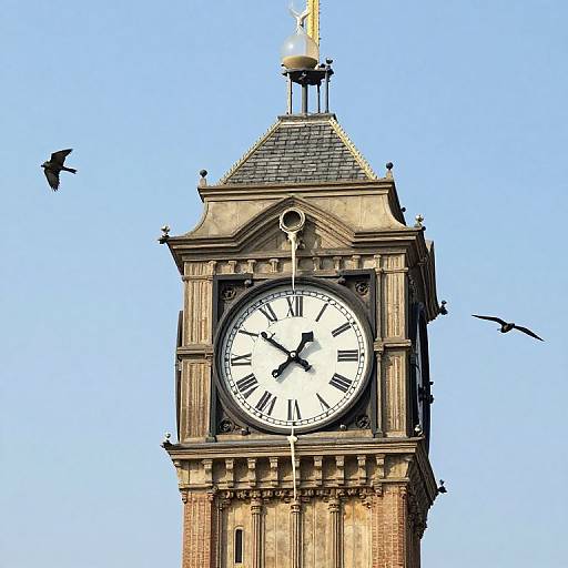 Ancient Clock Tower Time Warp