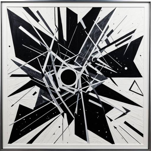 Futuristic Abstract Expressionist Composition Futuristic Abstract Expressionist Composition