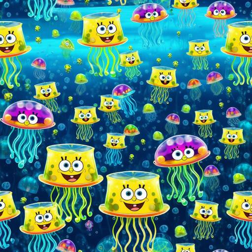 SpongeBob SquarePants Jellyfish in Jellyfish Fields