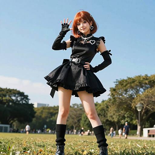 Ultimate Cute Magical Girl in Park