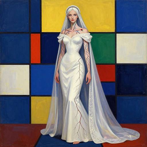 Intricate Elven Bride Digital Art