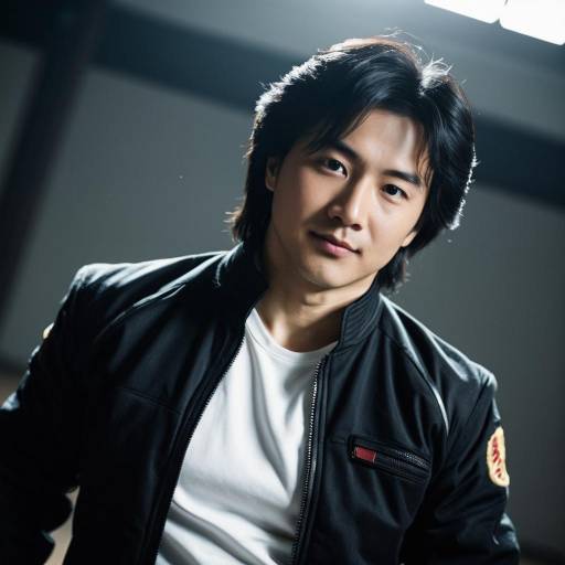 Seductive Jackie Chan-Inspired Cosplay