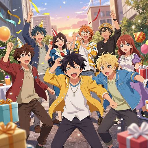 Anime Friends Surprise Birthday Party