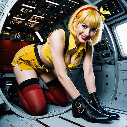 Seductive Space Pilot Faye Valentine