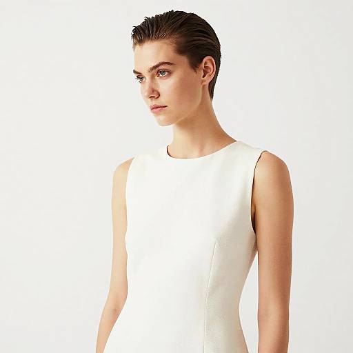 Slick Back Fade on Woman Fashion